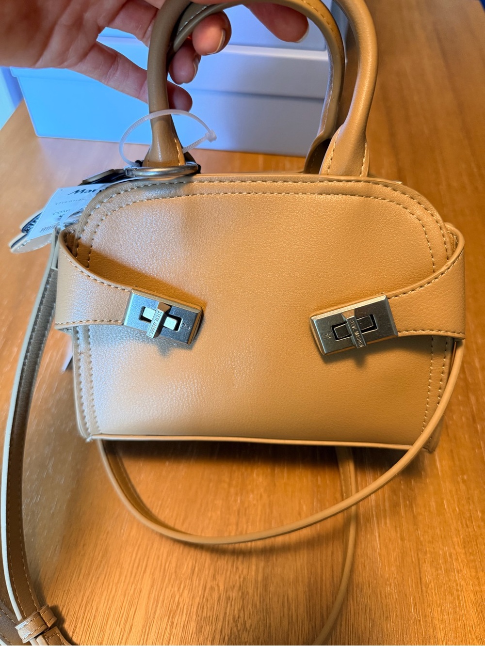 Steve Madden Camel Mini Dome Satchel - Picture 3 of 5